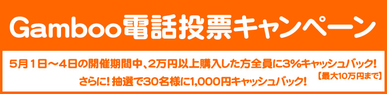 浜松オート 電話投票キャンペーン！