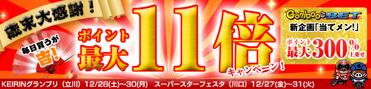 歳末大感謝ポイント最大11倍キャンペーン！