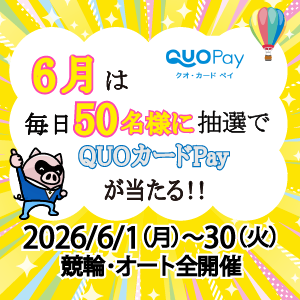 毎日当たる！QUOカードPayキャンペーン(6/1～30)