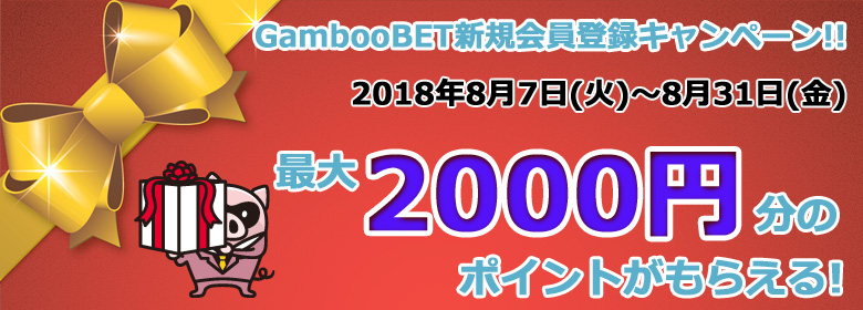 最大2,000円分のポイントがもらえる！新規会員登録キャンペーン！