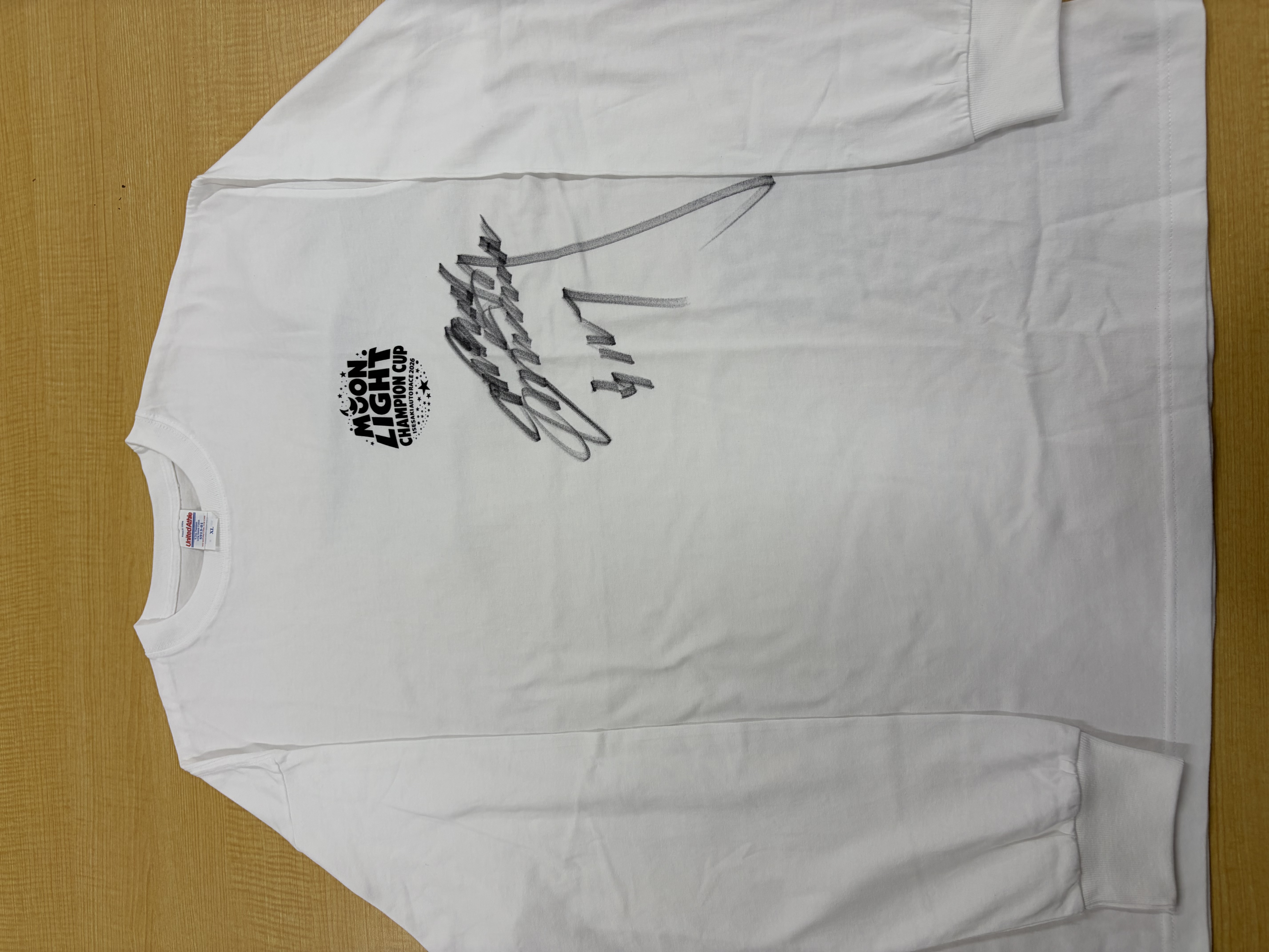抽選で高橋貢選手サイン入り伊勢崎GIオリジナルTシャツプレゼント
